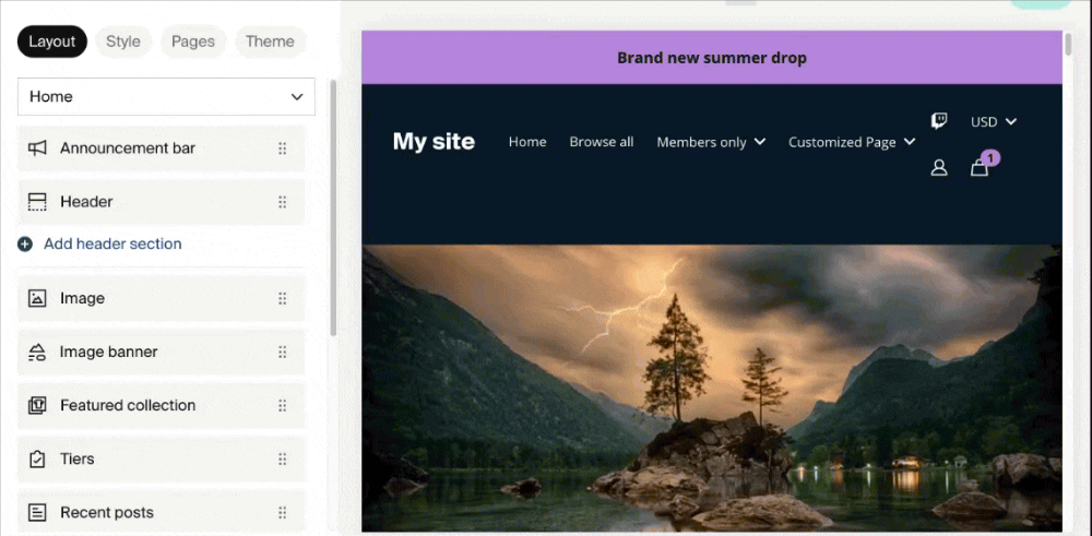 Add custom css code.gif