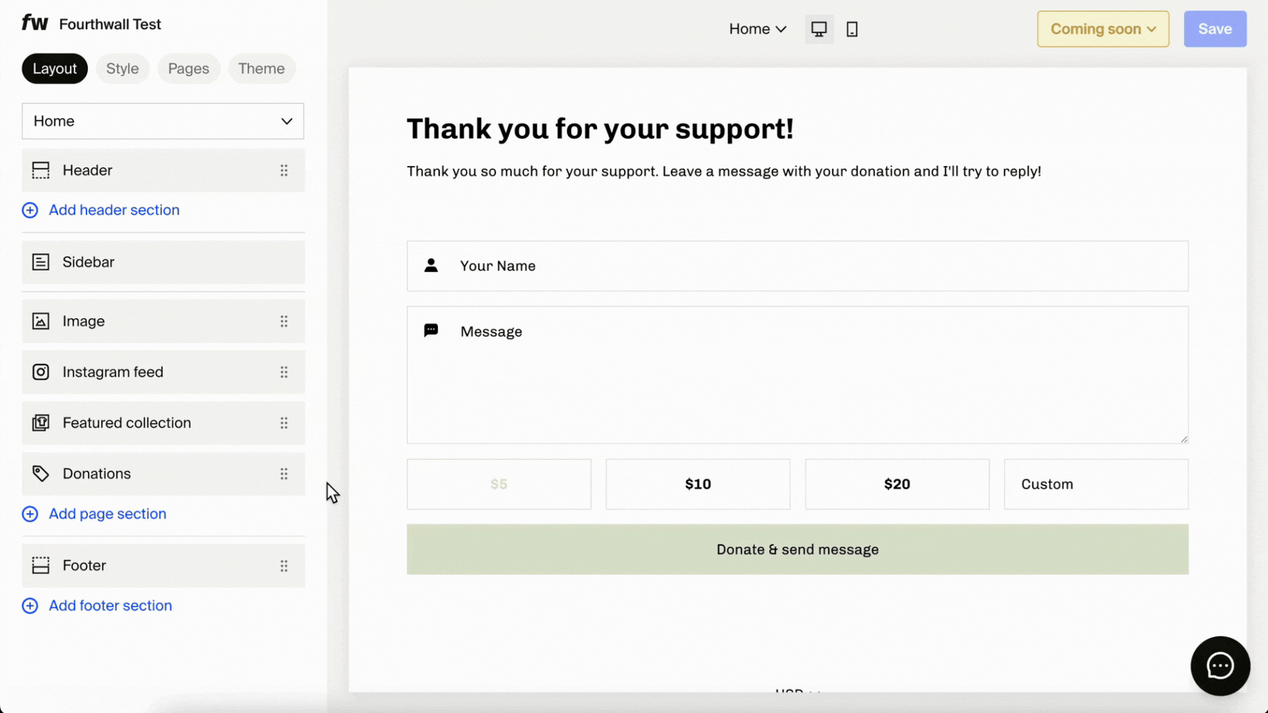 GIF - FW - Further customize Donations page and more.gif