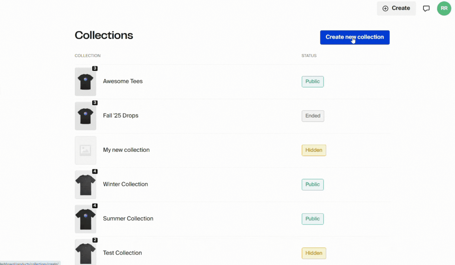 GIF - FW - Create Clearance Collection.gif