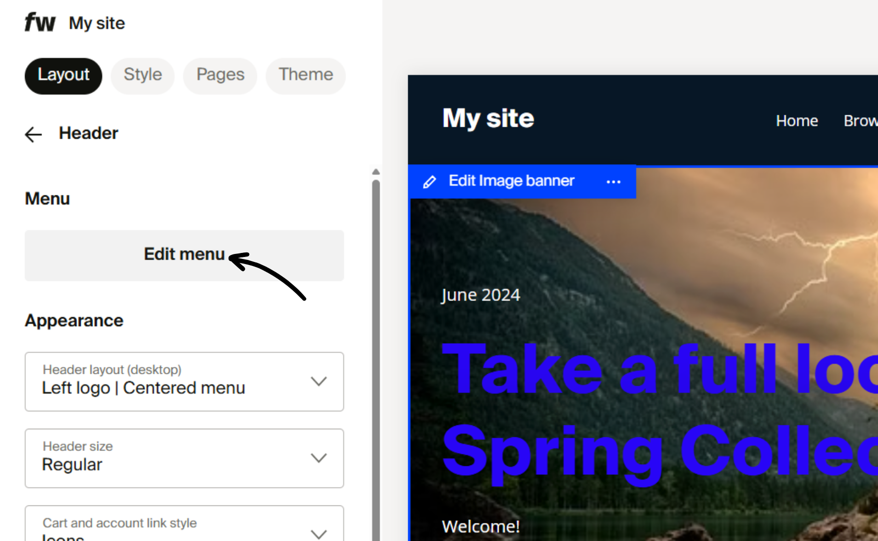 Edit the header menu.png