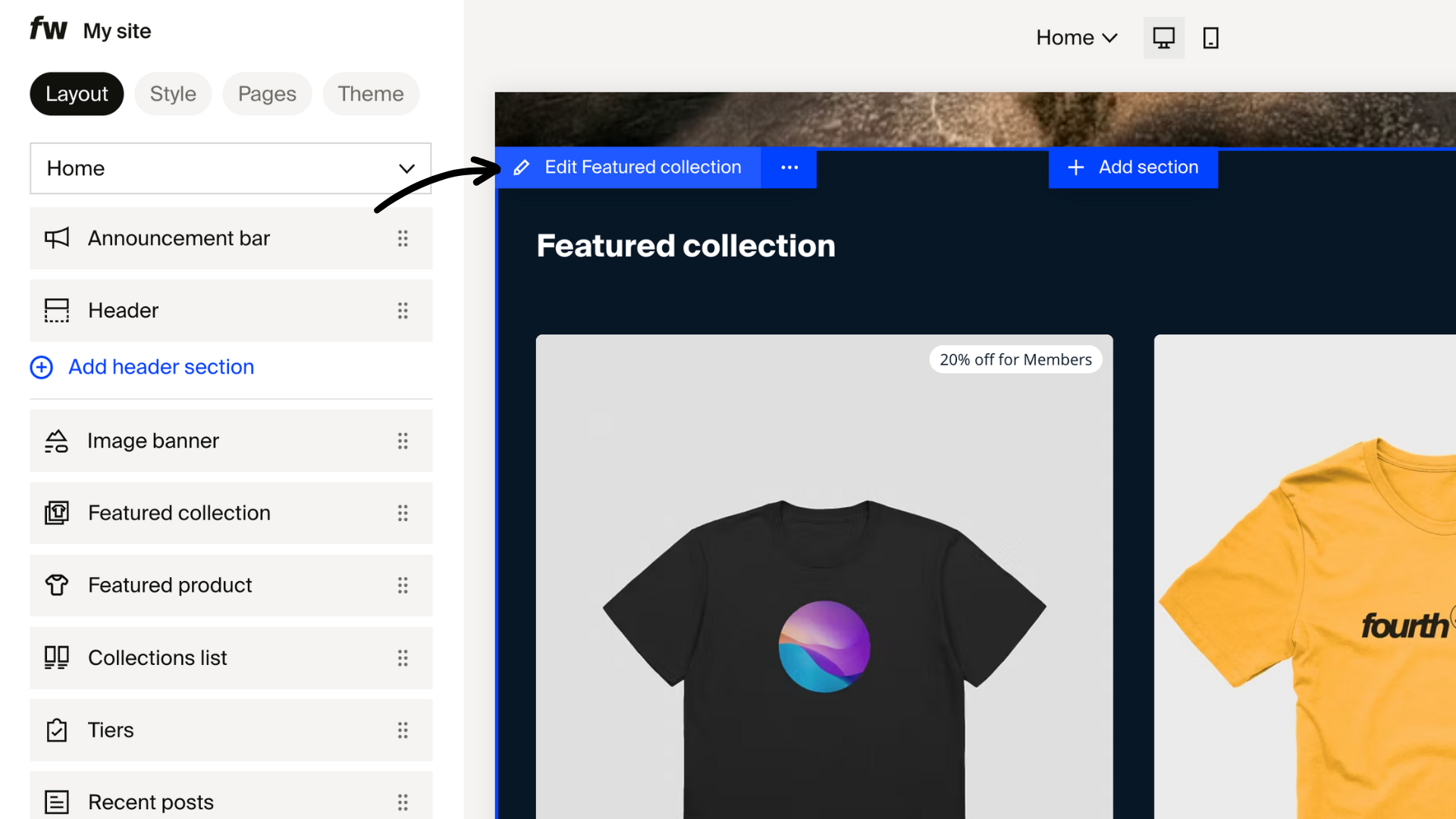 Click Edit on the section to update a button.png