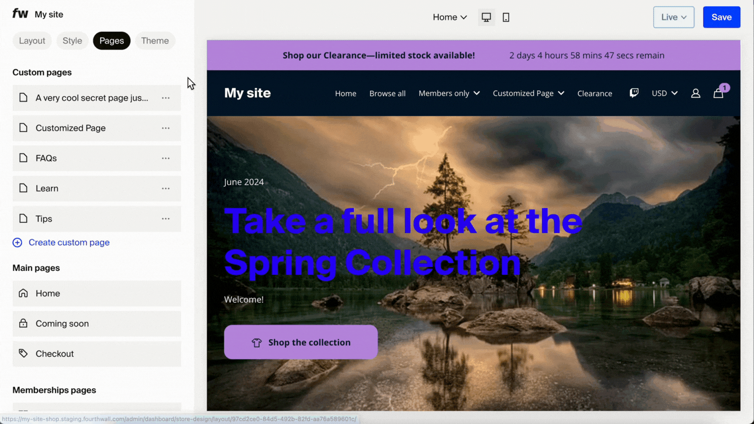 GIF - FW - The pages tab.gif