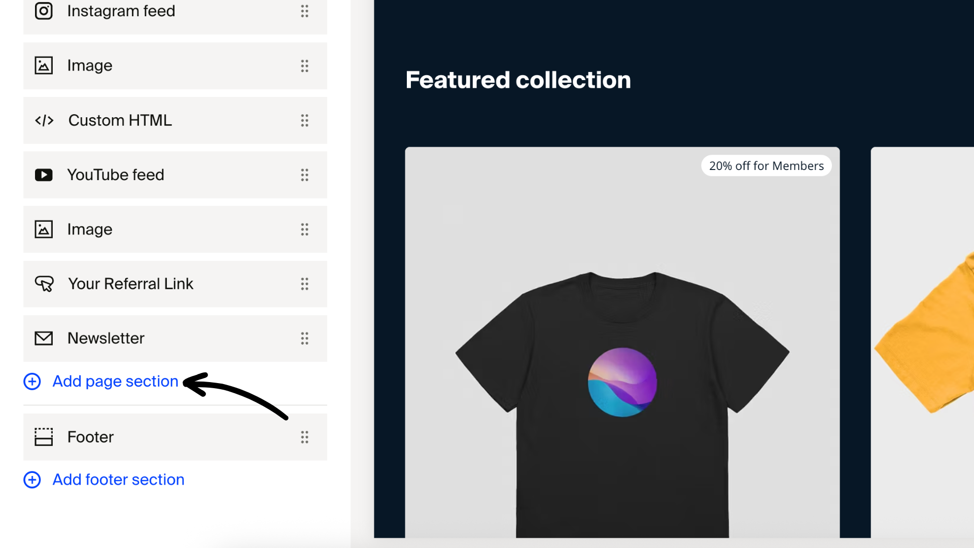 Click on Add page section.png