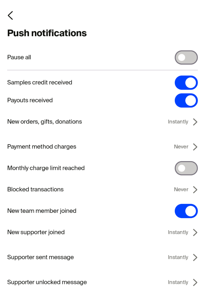 All push notifications settings.png