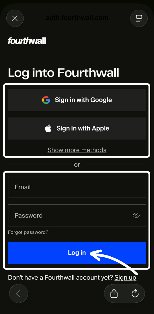 FW App - Follow login steps.png