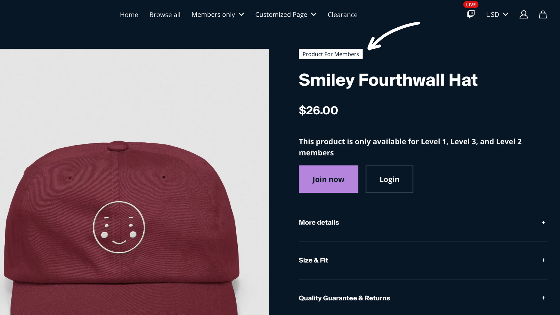 Checkout - Product for Members.png